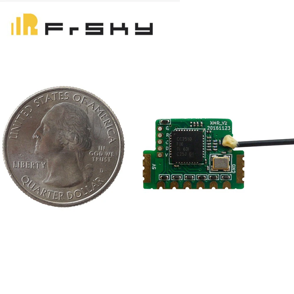 Мини ресивер Frsky XMR 6-канальный PWM выход 0 8g поддержка FrSky радиомодуля в D16