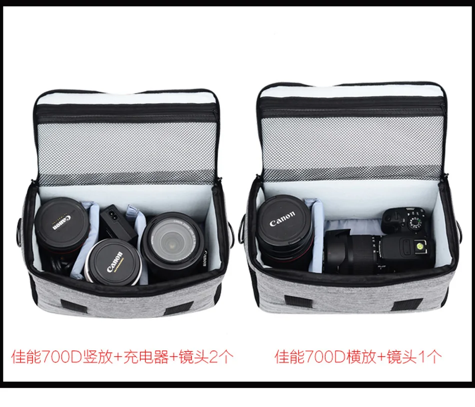 Высокая Ёмкость DSLR Камера сумка для Canon EOS 1300D 200D 750D 70D 77D 6D 80D 800D 100D 700D 600D 5D Mark II III IV 5DS Камера