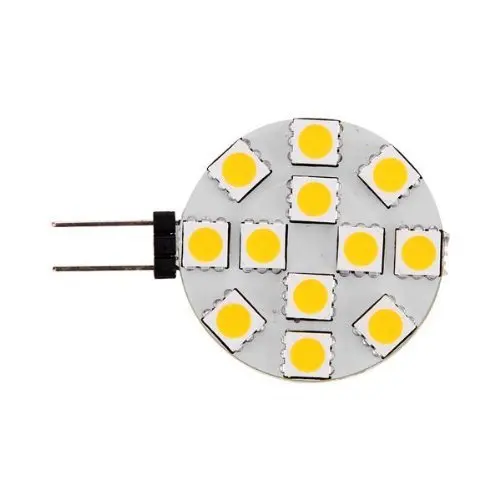 10 X G4 Ampoule светодиодный 5050 SMD 12 Светодиодный s lampe DC12V Blanc Chaud 360 градусов Замена галогенной лампы g4 Светодиодный g4 светильник Кукуруза