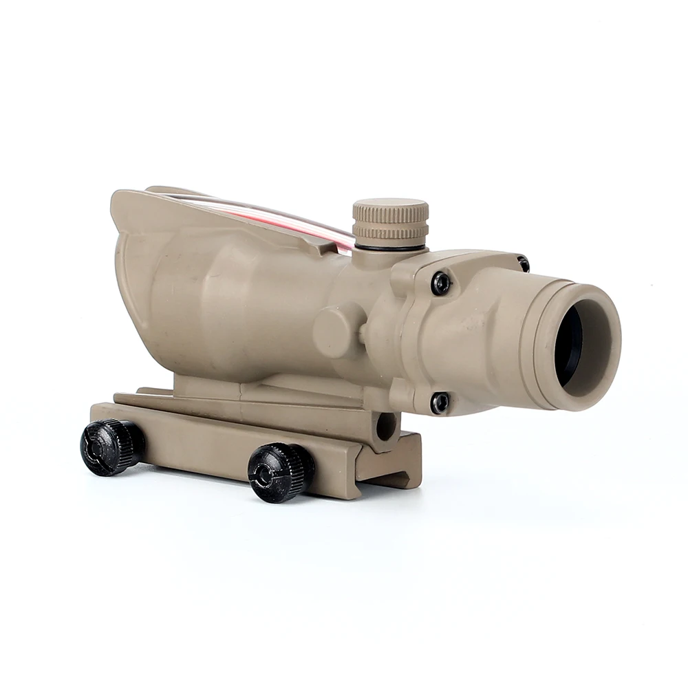 ohhunt 1x32 Hunting RifleScopes Red or Green Dot Sights Real Fiber Optics M16 Rifle Tactical Optical Scope Fit Picatinny Rail (9)