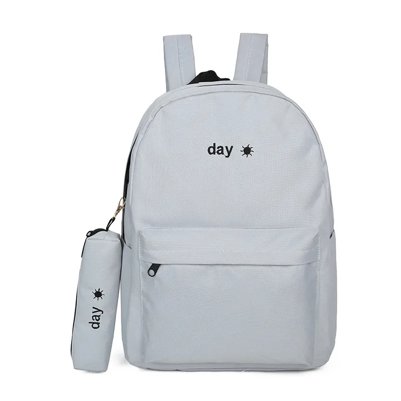 Sonderabschnitt 2019 Tag Nacht Stickerei Liebhaber Rucksäcke Set Leinwand Unsex Schule Tasche Für Jugendliche Schüler Buch Taschen Mochila Tasche Y217 üBerlegene Leistung Gepäck & Taschen Herrentaschen
