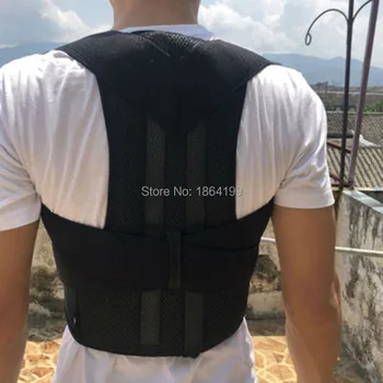 Adjustable Support Correction Back Lumbar Shoulder Brace Belt Posture Corrector