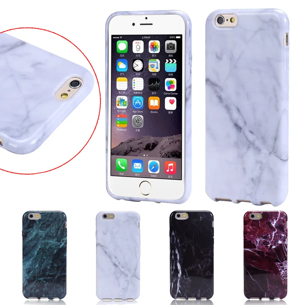 Ularmo Мрамор текстура печать чехол кожи для iPhone 6S плюс 5.5 дюйма бестселлера телефон