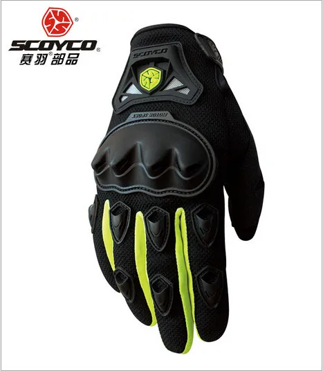 Летние SCOYCO MC29 Guantes мотоциклетные перчатки, Полные Пальцы moto cross байкерские перчатки защита