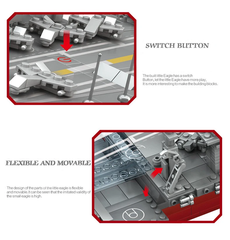 Масштабный военный корабль строительные блоки Обучающие DIY Aircrafted транспортный вертолет кирпичи игрушки детей