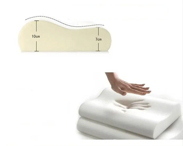 Новое Прибытие Ортопедическая подушка для шеи волокно медленное восстановление пены памяти подушка для шеи здоровье ортопедическая латексная пена для шеи P