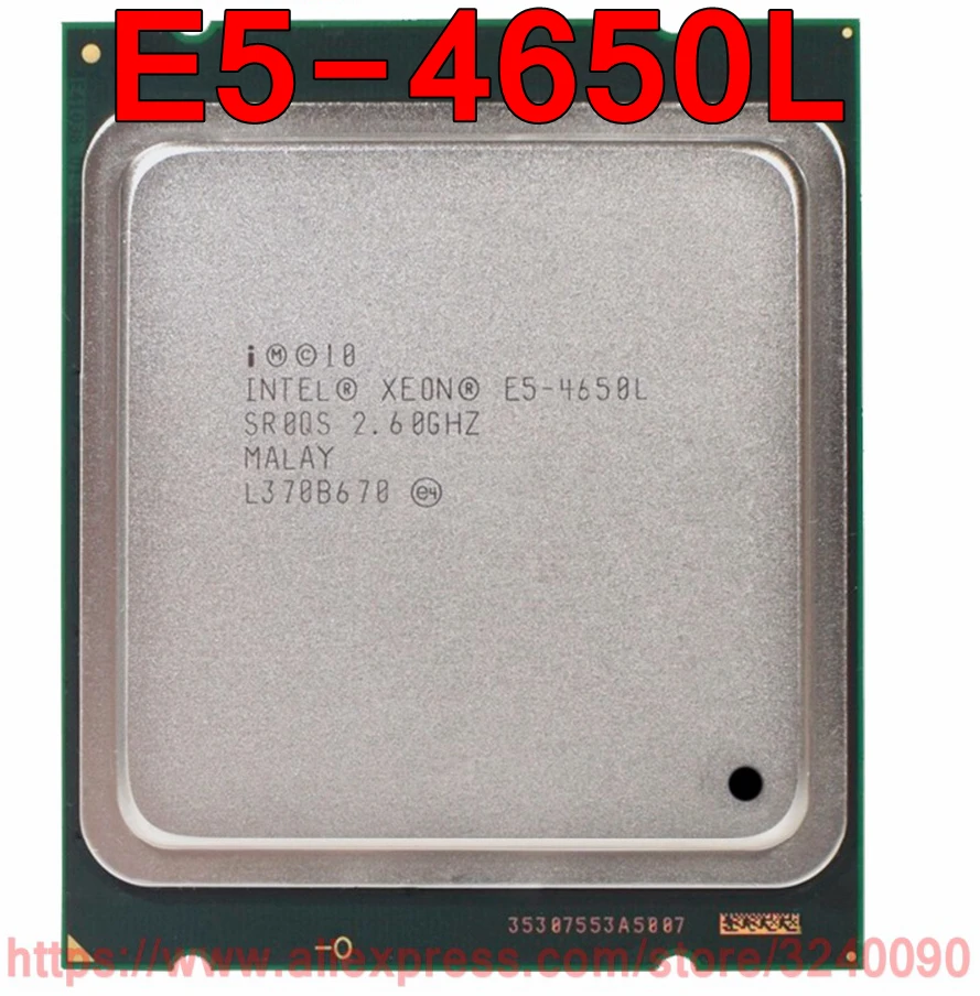 Intel Xeon CPU E5-4650L SR0QS 2.6GHz 8-Core 20M LGA2011 E5 4650L processor free shipping speedy ship out