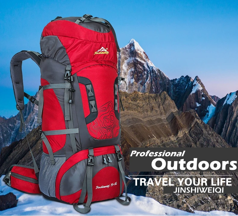 Профессиональная Большая наружная походная посылка, водонепроницаемый походный рюкзак, туристическое снаряжение, спортивная сумка, рюкзак для альпинизма hw258