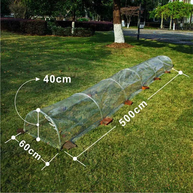 

Tunnel tent greenhouses Multi Insulation cover Antifreeze Waterproof Shelter Nursery Sun shed light weight easy install