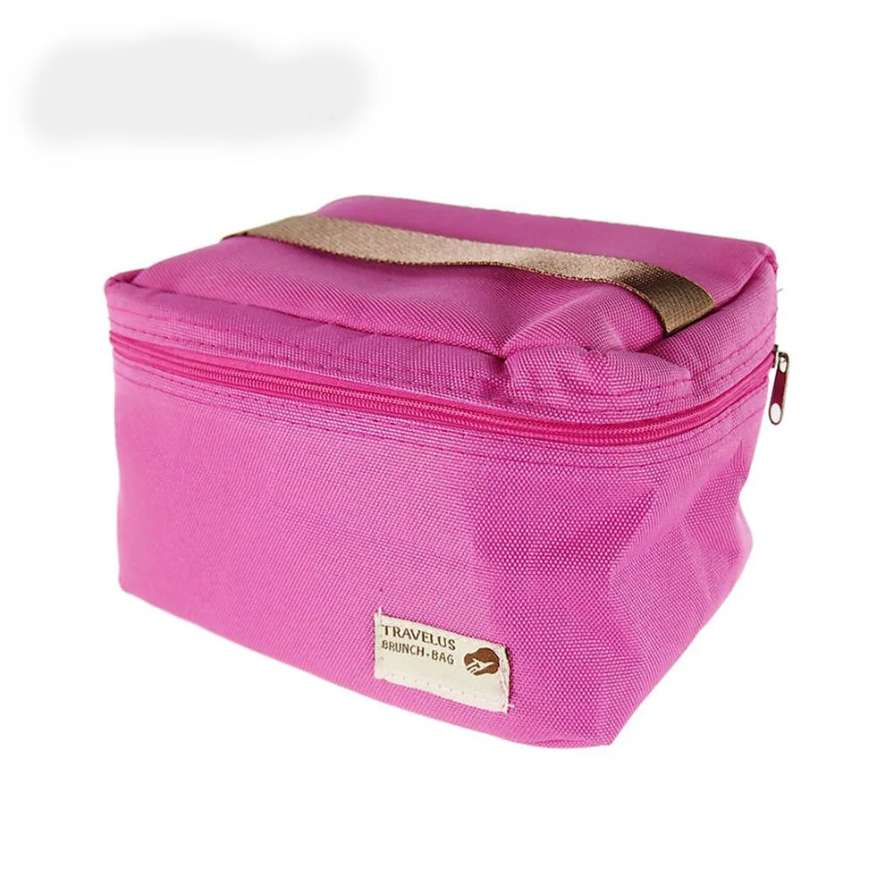 

1PC High-quality Fashion Lunch bag Portable Thermal Insulation Bag Food Picnic Insulated Lunch Bag Portable Storage Bag