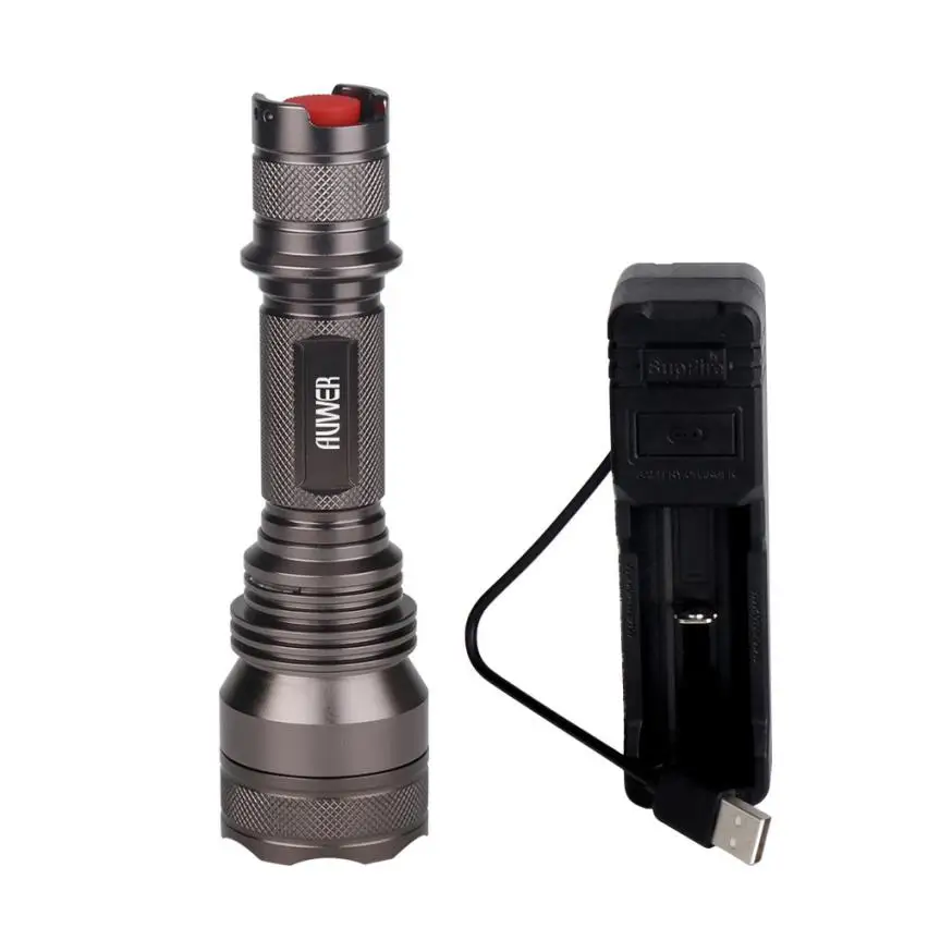 

The Original 900 Lumen Ultra Bright LED 3 Mode Flashlight Outdoor Sports Bicycle 18650 Rechargeable LED Flahlight Lamp Bike P50