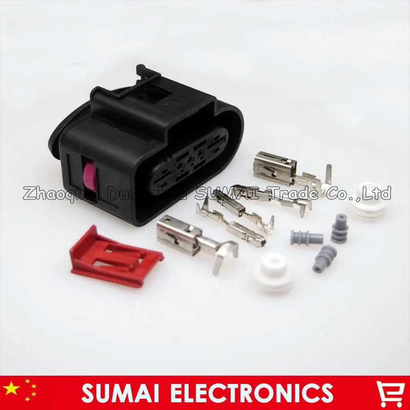 

5 Pin Auto connector,female Car sensor plug,5Pin Car waterproof electrical connector for VW Audi etc.