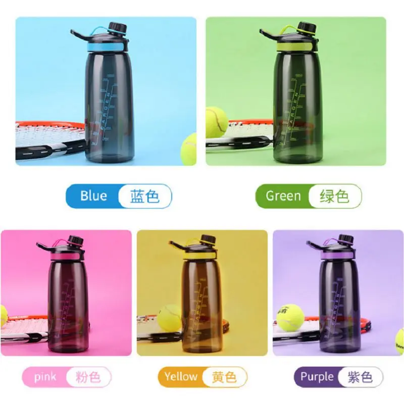 900 мл открытый My Water Bottle Sport Экологичные Пластик Велосипедный Спорт Кемпинг путешествия Спорт выпить бутылку воды матовый прозрачный