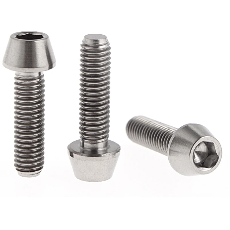 ROCKBROS Bike Bicycle Riding Titanium Ti Bolt Conical Head M5 x 18mm