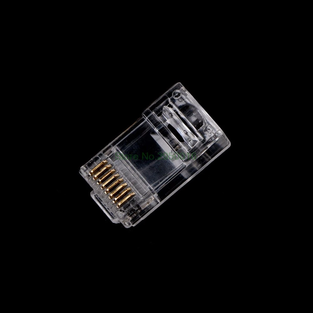 100 шт./компл. 8-Pin RJ45 CAT6 модульный Вилки utp-неэкранированная версия с Пластик Загрузочная панель подключение к сети, Новые поступления C26