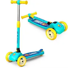 New Children's scooter for 1-3-6 years old baby walker foldable kids children balance car single foot slippery car new children three wheel balance car scooter foldable no foot pedal child swing car twist car baby walker tricycle riding toys