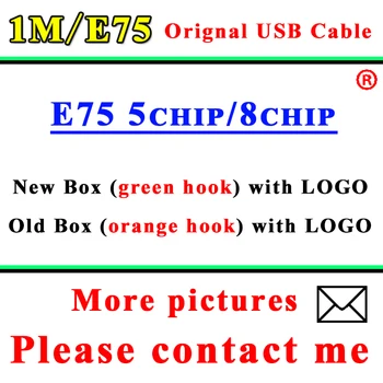 

1000pcs/lot Original E75 5/8 Chip 1m/3ft Data USB charger Cable for iphone XS MAX XR X 8 7 6 6s plus With retail box green label