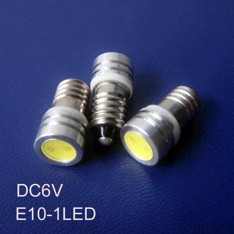 

High quality 6V 1W led E10 bulbs,6.3v E10 led lights, E10 led Instrument Lights free shipping 20pcs/lot