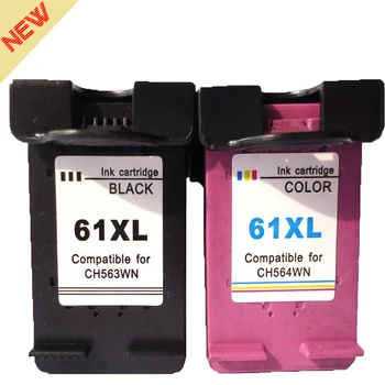 

Hisaint 2pk for HP 61XL 61 Remanufactured Ink Cartridge for HP Deskjet 1000 1050 1055 2000 2050 2512 3000 J110a J210a J310a