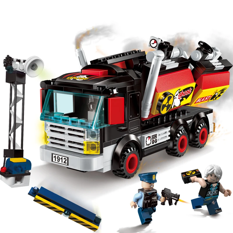 E Model Compatible with Lego E1912 292pcs Attack Models Building Kits Blocks Toys Hobby Hobbies For Boys Girls