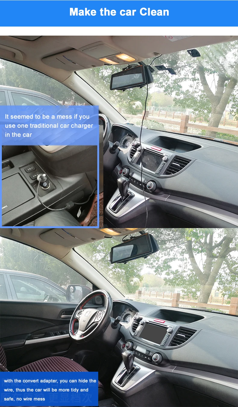 make the car clean