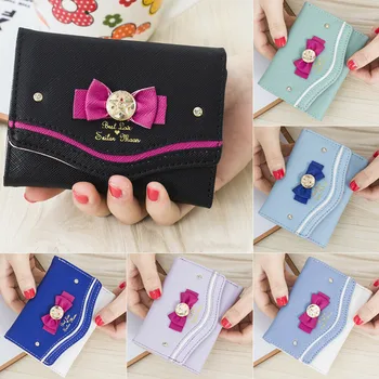 

Womens Bows Letter Cute Mini Tassel Wallet Card Holder Clutch Coin Purse Handbag Purse Holders