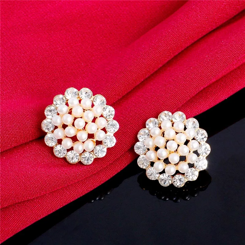 Комплект из колье и серёг с искусственным жемчугом|parure bijoux|parure bijoux femmejewelry sets |