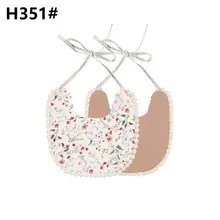 Премиум новые нагрудники для детей ужин кормления кисточкой Двухслойный хлопок лен слюнявчик полотенце для девочки слюнявчик для мальчика малыш