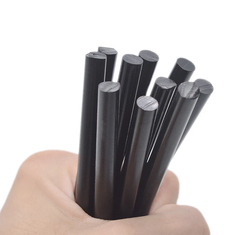 5pcs 7*200mm 100mm Black Hot Melt Glue Sticks For 7mm Glue Gun Auto Repair Tools Car Dent Paintless Removal Hand DIY Repair Tool