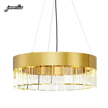 

jmmxiuz Postmodern metal stainless steel designer personality living room dining room villa model room glass creative chandelier