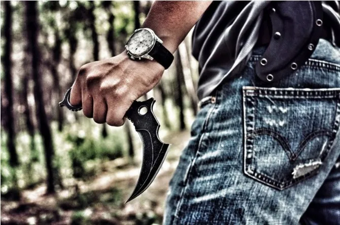 

Karambit Small Hunting Knives,D2 Blade G10 Handle Camping Survival Knife,Outdoor Tools Tactical Fixed Knife.