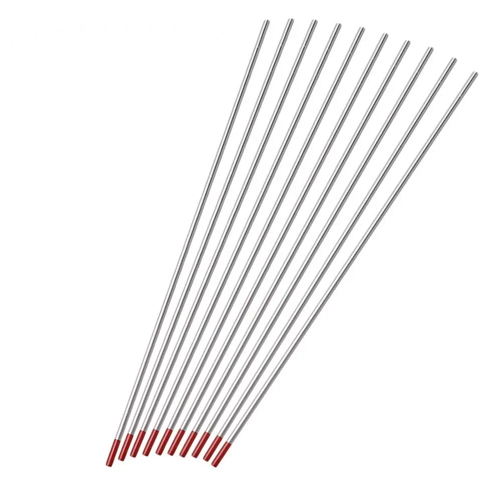 1/1.6/2.0/2.4x175mm Red Industrial TIG Welding Tungsten Electrodes 2