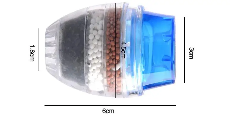 ORGANBOO 1PC Home Kitchen Activated Carbon Multilayer Water Filter Faucet Filter Tap Faucet Extender ORGANBOO 1PC Home Kitchen Activated Carbon Multilayer Water Filter Faucet Filter Tap Faucet Extender