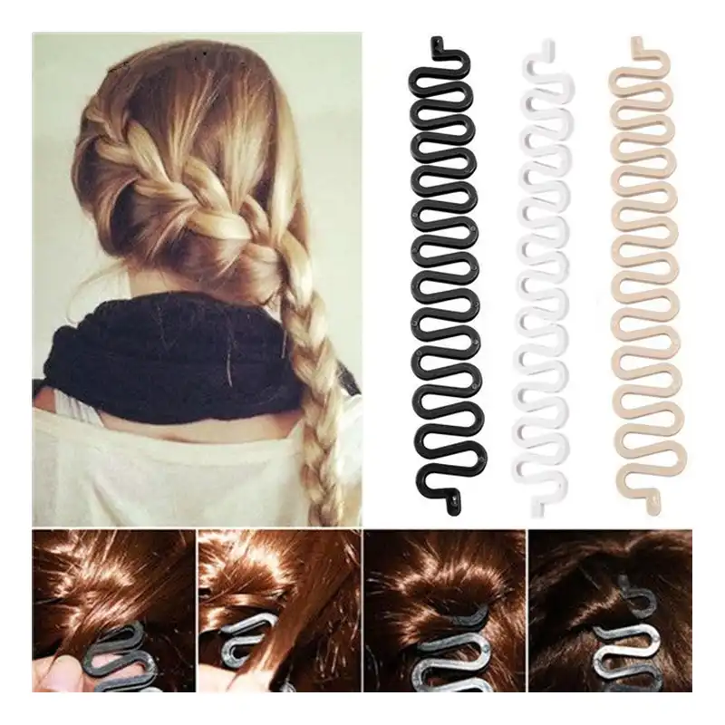 French Hair Braiding Tool Plait Hair Braider Roller Hook