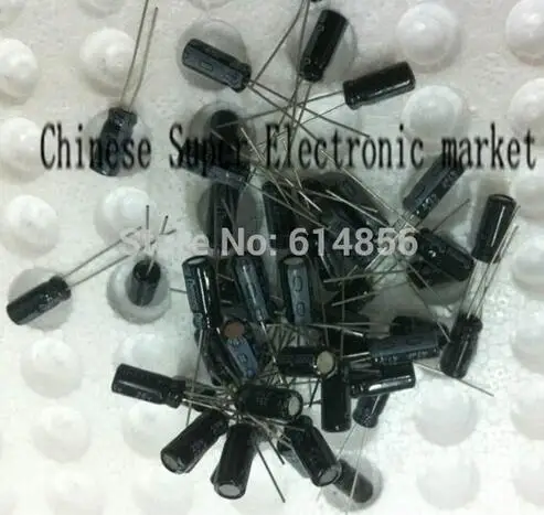 

Aluminum electrolytic capacitor 35V 100uf 50V 25V 16V 10V 47UF 33UF 22UF 10UF 4.7UF 3.3UF 2.2UF 1UF 0.47UF 50PCS