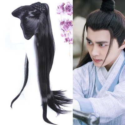 34 Designs Ancient Chinese Sword Men Or Scholars Prince Long Hair Wig For Tv Play Or Stage Performance False Hair Wig Cosplay Aliexpress