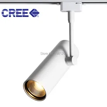 Светодиодный фонарь для отслеживания CREE COB 20 Вт 30 Вт потолочные рельсы Прожекторы для кухни обувь для магазинов дорожное освещение 1 2 3 цепи