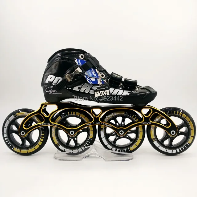 Cheap ,Powerslide C6 inline skating shoes professional adult children speed skates skating four rounds of inline skates,