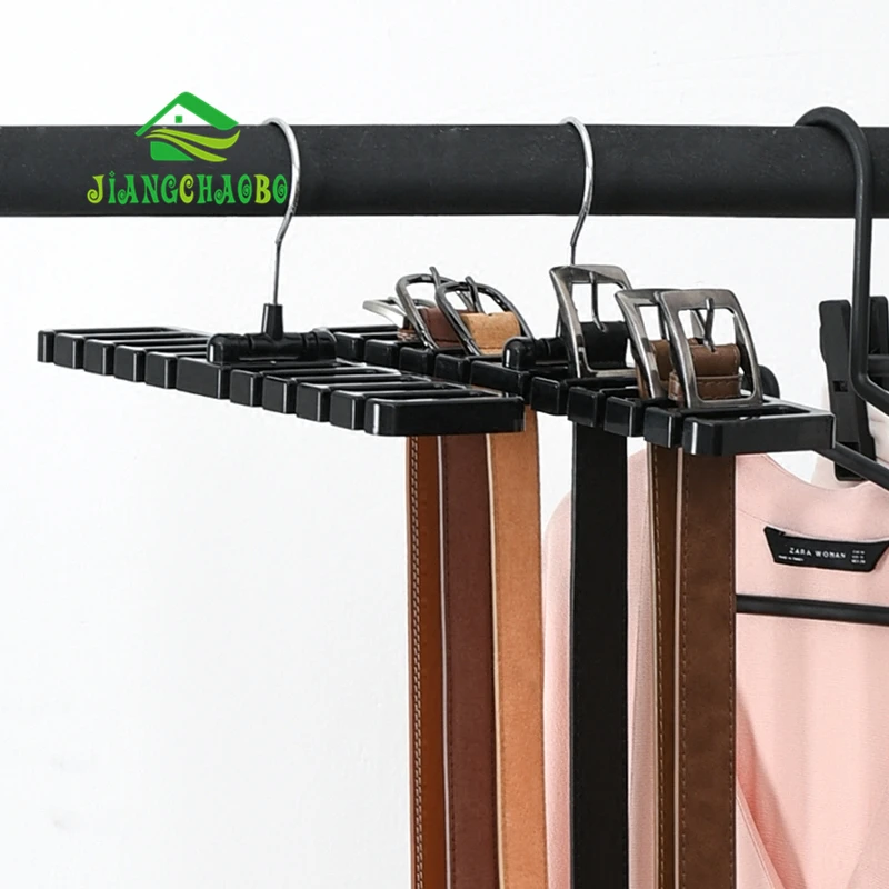 Прочная пластиковая стяжка ремень держатель для шарфов Организатор Гардероб компактный застегивающийся вакуумный вешалка для ремня раскладной стул с металлической рамой