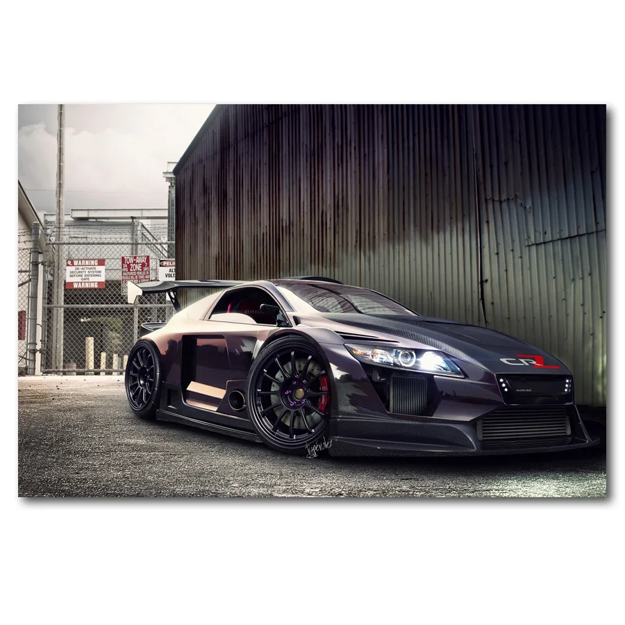 Honda CRZ супер автомобиль искусство фотография художественные картины для гостиной