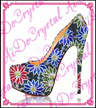 Aidocrystal Sexy Nachtclub 16 CM Fein Mit Sehr High Heels Mode kristall strass Schuhe Weiblichen Hochzeitsschuhe