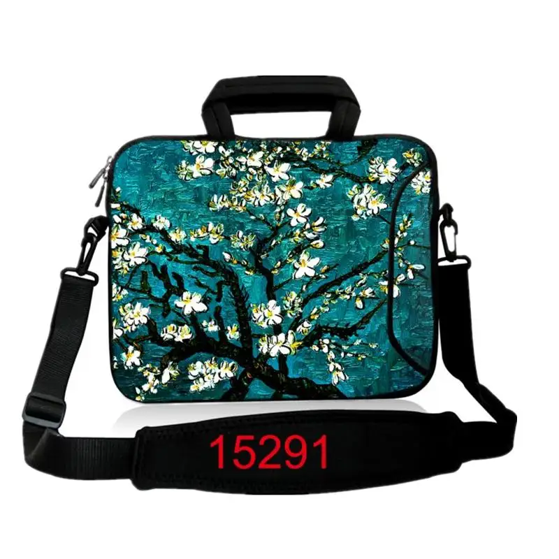 

Flowers Notebook sleeve bag Briefcase Laptop bag For tablet PC 10 12 13 14 15.6 17 inch Handbag Special Fashion Messenger Bag