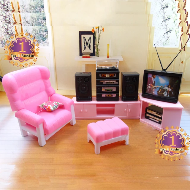 Baru Kedatangan Gadis Hadiah Bermain Rumah Boneka Mainan Tv Baru Kedatangan Gadis Hadiah Bermain Rumah Boneka Mainan Tv Furniture Ruang Tamu Untuk 1 6