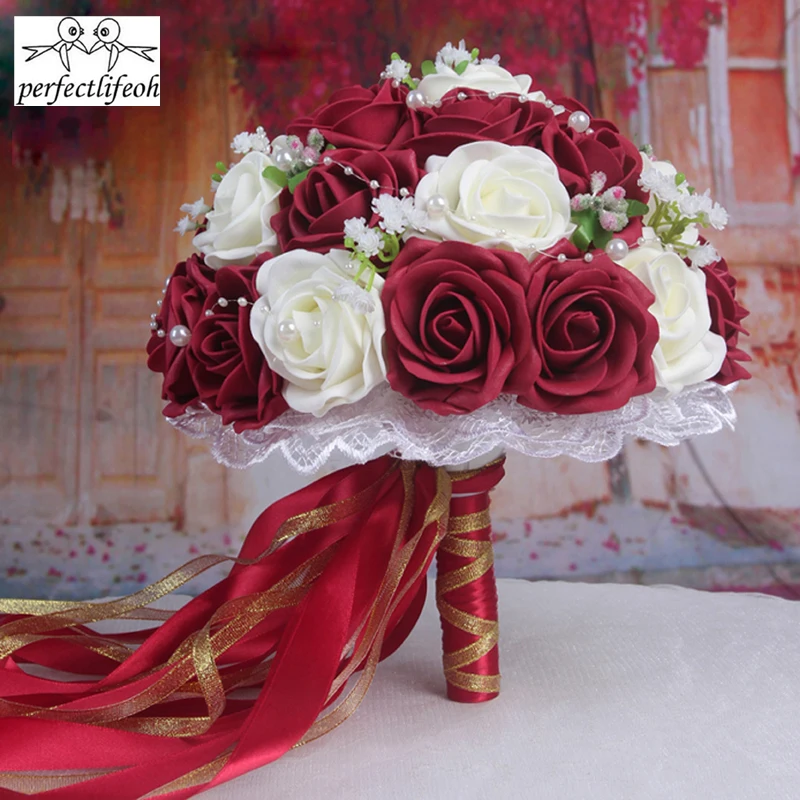 Wedding Bouquets Handmade Bridal Flower Wedding Party Gifts Accessories