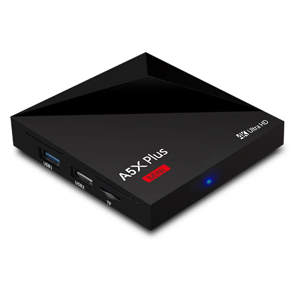 SQPP A5X плюс мини Smart Android 8,1 Tv Box Rk3328 4 ядра 4 K Vp9 H.265 Hdr10 Usb3.0 2G/16G Mini Pc Dlna Wi-Fi Lan Hd медиа р