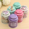 Flower Design Metal Sugar Coffee Tea Tin Jar Container Candy Sealed Cans Box ► Photo 2/6