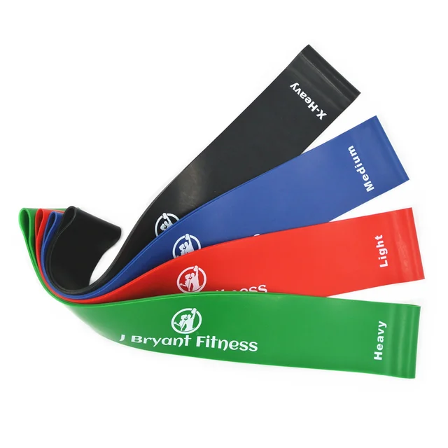 Resistance Band Set Latex Gym Strength Training Rubber Loops with Instruction Guide Thick Elastic Bands Yoga Gym Fitness Workout 5
