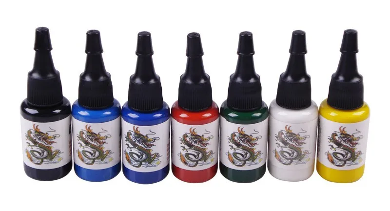 Equipamentos de Kits de China Tintas de Cores Dragão Falcão Tatuagem Máquina 7 Ylt-47 2 Top 6 High Quality Beleza e saúde