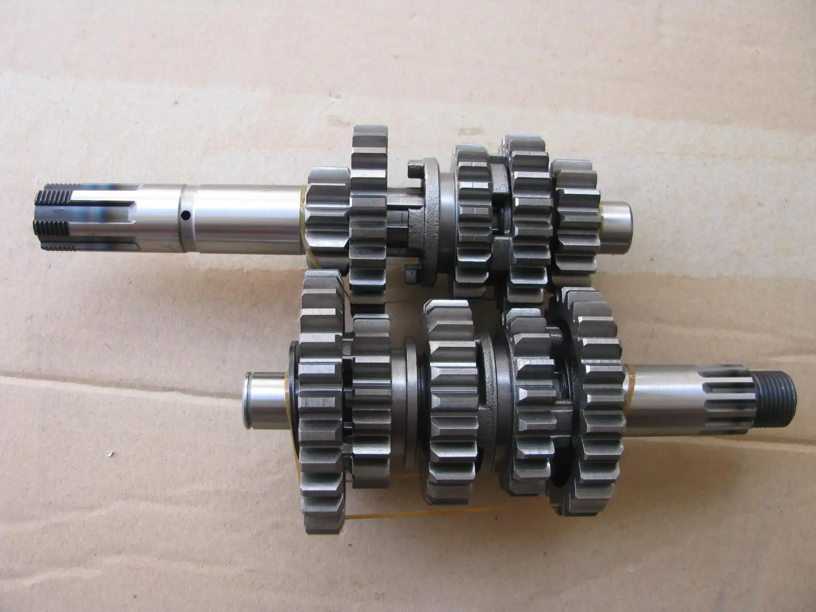 Free shipping for Suzuki motorcycle parts qm250gy main and auxiliary shaft gear teeth 250cc