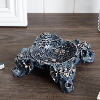 

Nordic furniture decoration Ashtray Resin Elephant Protable Ashtray House Decoration Resin Making Craft Jewelry Accessories